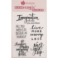 Woodware - Clear Photopolymer Stamps - Imagine Verse