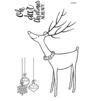 Woodware - Christmas - Clear Photopolymer Stamps - Reindeer Bells