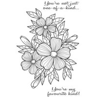 Woodware - Clear Photopolymer Stamps - Bold Blooms Fiona
