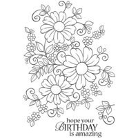 Woodware - Clear Photopolymer Stamps - Bold Blooms Caroline