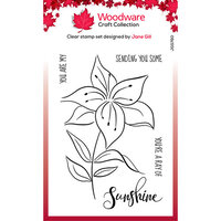 Woodware - Clear Photopolymer Stamps - Lily Sketch