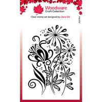 Woodware - Clear Photopolymer Stamps - Curly Petals