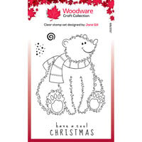 Woodware - Christmas - Festive Fuzzies - Clear Photopolymer Stamps - Polar Bear