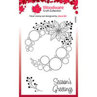 Woodware - Christmas - Clear Photopolymer Stamps - Big Bubble - Poinsettia
