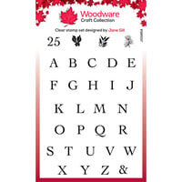 Woodware - Christmas - Clear Photopolymer Stamps - Alphabet Tiles