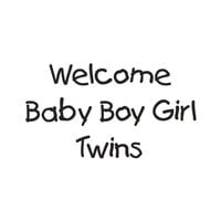 Woodware - Clear Photopolymer Stamps - Welcome Baby