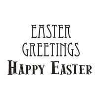 Woodware - Clear Photopolymer Stamps - Easter Greetings
