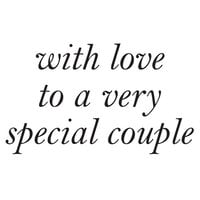 Woodware - Clear Photopolymer Stamps - With Love To A Special Couple
