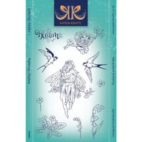 Katkin Krafts - Clear Photopolymer Stamps - Spring Fairy