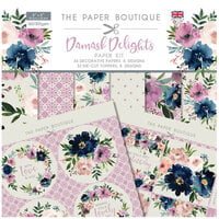 The Paper Boutique - Damask Delights Collection - Perfect Partners - 8 x 8 Paper Kit