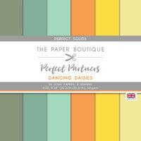 The Paper Boutique - Dancing Daisies Collection - Perfect Partners - 8 x 8 Colour Card Pack
