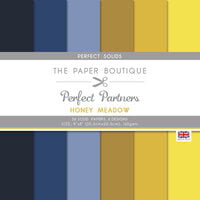 The Paper Boutique - Honey Meadow Collection - Perfect Partners - 8 x 8 Colour Card Pack