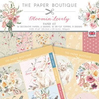 The Paper Boutique - Bloomin Lovely Collection - 8 x 8 Paper Kit