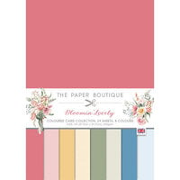 The Paper Boutique - Bloomin Lovely Collection - A4 Colour Card Pack