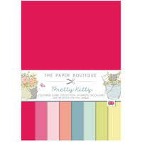 The Paper Boutique - Pretty Kitty Collection - A4 Colour Card Pack