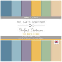 The Paper Boutique - The Bee's Knees Collection - Perfect Partners - 8 x 8 Colour Card Pack