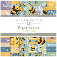 The Paper Boutique - The Bee's Knees Collection - Perfect Partners - 8 x 8 Embellishments Pad