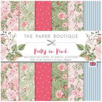 The Paper Boutique - Pretty In Pink Collection - 8 x 8 Paper Pad