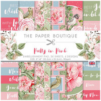 The Paper Boutique - Pretty In Pink Collection - 8 x 8 Embellishment Pad