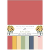 The Paper Boutique - In The Garden Collection - A4 Colour Card Pack