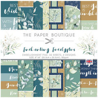 The Paper Boutique - Enchanting Eucalyptus Collection - 8 x 8 Embellishments Pad