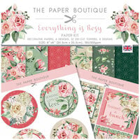 The Paper Boutique - Everything Is Rosy Collection - 8 x 8 Paper Kit
