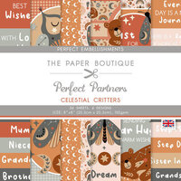 The Paper Boutique - Celestial Critters Collection - Perfect Partners - 8 x 8 Embellishment Pad