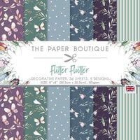 The Paper Boutique - Flitter Flutter Collection - 8 x 8 Paper Pad
