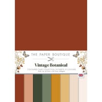The Paper Boutique - Vintage Botanical Collection - A4 Colour Card Pack