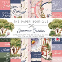 The Paper Boutique - Summer Garden Collection - 8 x 8 Embellishment Pad