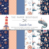 The Paper Boutique - Seaside Fun Collection - 8 x 8 Paper Pad