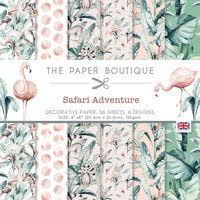 The Paper Boutique - Safari Adventure Collection - 8 x 8 Paper Pad