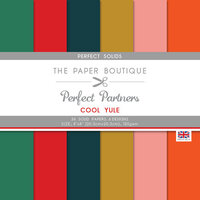 The Paper Boutique - Cool Yule Collection - Perfect Partners - 8 x 8 Colour Card Pack
