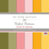 The Paper Boutique - Sweet As Can Bee Collection - Perfect Partners - 8 x 8 Paper Pad - Perfect Solids