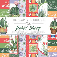 The Paper Boutique - Lookin Sharp Collection - 8 x 8 Embellishment Pad