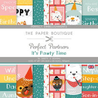 The Paper Boutiques - It's Pawty Time Collection - Perfect Partners - 8 x 8 Embellishment Pad