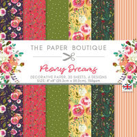 The Paper Boutique - Peony Dreams Collection - 8 x 8 Paper Pad