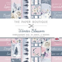 The Paper Boutique - Winter Blossom Collection - 8 x 8 Embellishment Pd