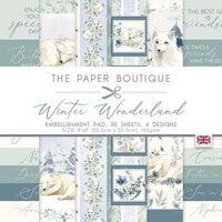 The Paper Boutique - Winter Wonderland Collection - 8 x 8 Embellishment Pad