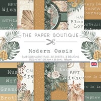 The Paper Boutique - Modern Oasis Collection - 8 x 8 Embellishment Pad