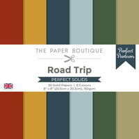 The Paper Boutique - Road Trip Collection - Perfect Partners - 8 x 8 Colour Pack
