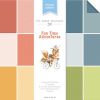 The Paper Boutique - Fun Time Adventures Collection - 8 x 8 Colour Card Pad