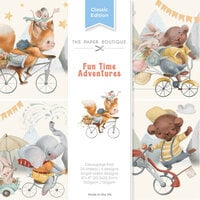 The Paper Boutique - Fun Time Adventures Collection - 8 x 8 Decoupage Paper Pad