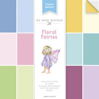The Paper Boutique - Floral Fairies Collection - 8 x 8 Colour Card Pad
