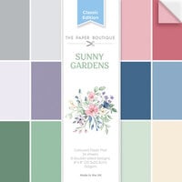 The Paper Boutique - Sunny Gardens Collection - 8 x 8 Colour Paper Pad
