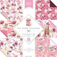 The Paper Boutique - Teenage Life Collection - 8 x 8 Paper Pad