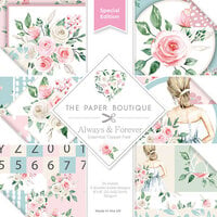 The Paper Boutique - Always and Forever Collection - 8 x 8 Paper Pad - Toppers