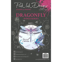 Pink Ink Designs - Clear Photopolymer Stamps - A5 - Dragonfly