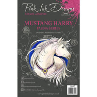 Pink Ink Designs - Clear Photopolymer Stamps - A5 - Mustang Harry