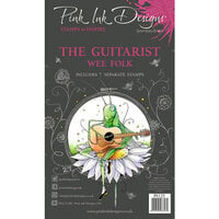 Pink Ink Designs - Clear Photopolymer Stamps - A6 - The Guitarist